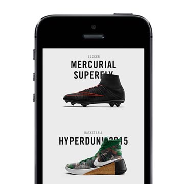 NikeiD Landing Page & Customize Quiz